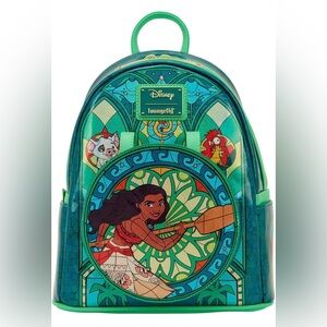 Loungefly Disney Princess Stained Glass Collection: Moana Mini-Backpack